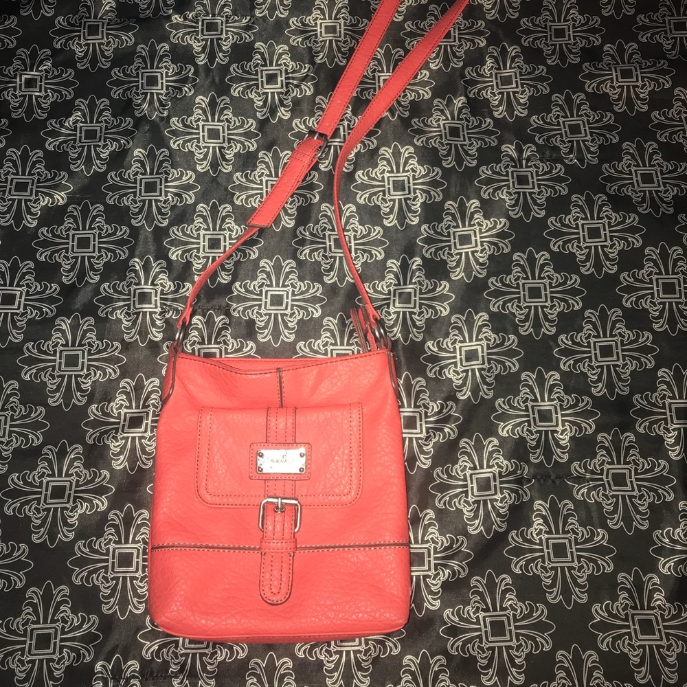 Nine West orange cross body purse/bag